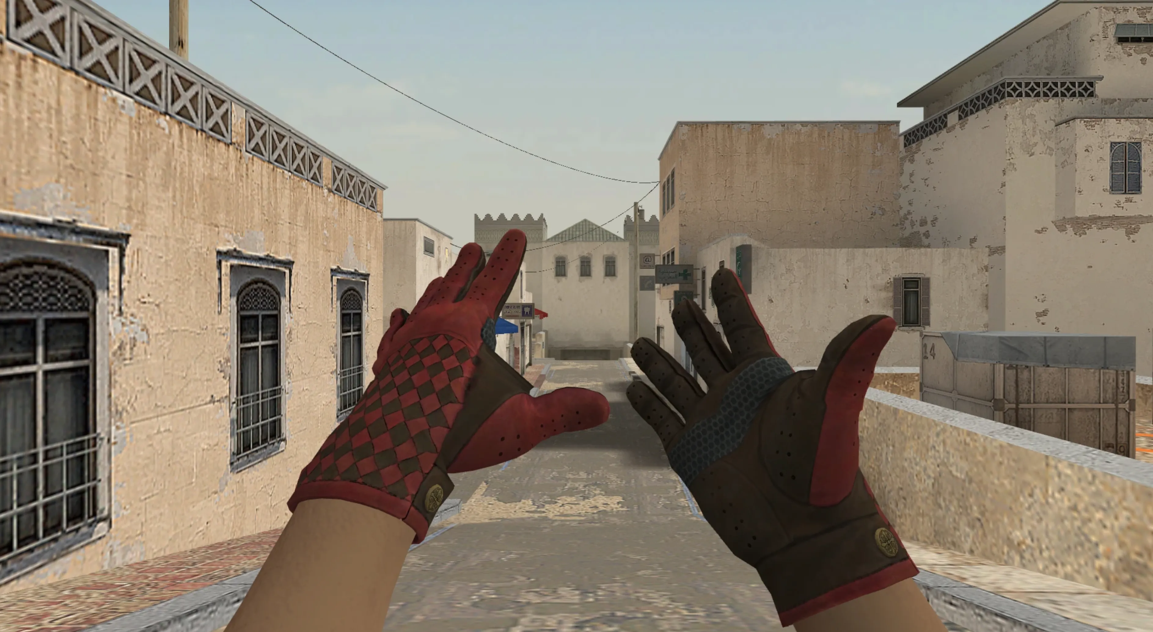 Driver Gloves Crimson Weave and doppler knife